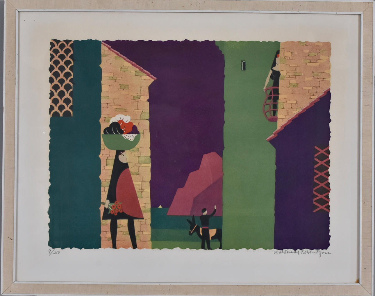 WALDEMAR LORENTZON. Color lithography.