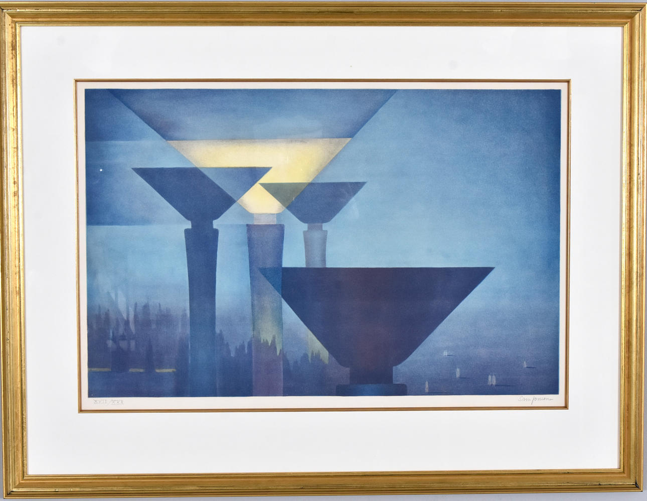 SVEN JONSON. Color lithography.