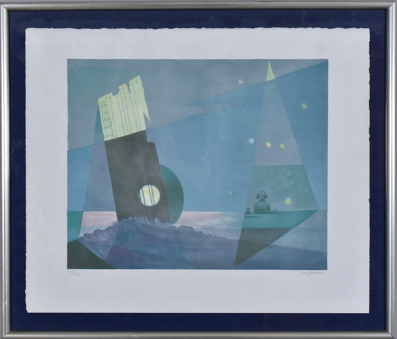 SVEN JONSON. Color lithography.