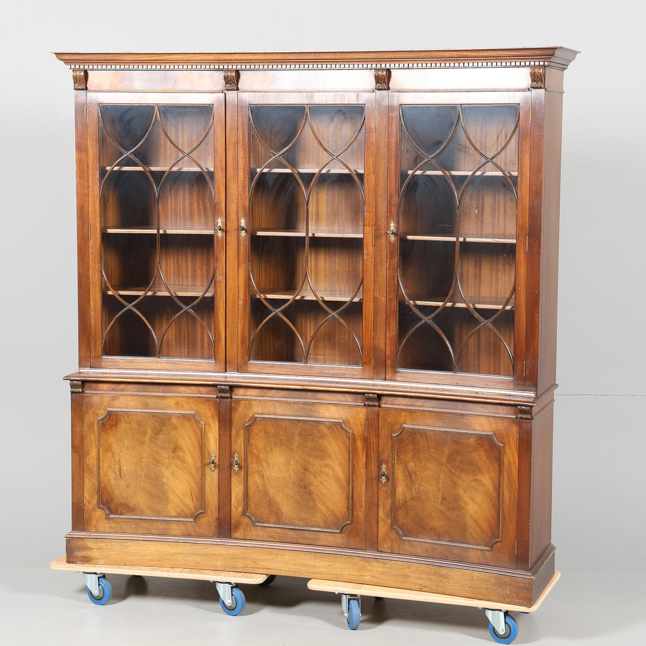 A hinged display cabinet, England, 20th century.