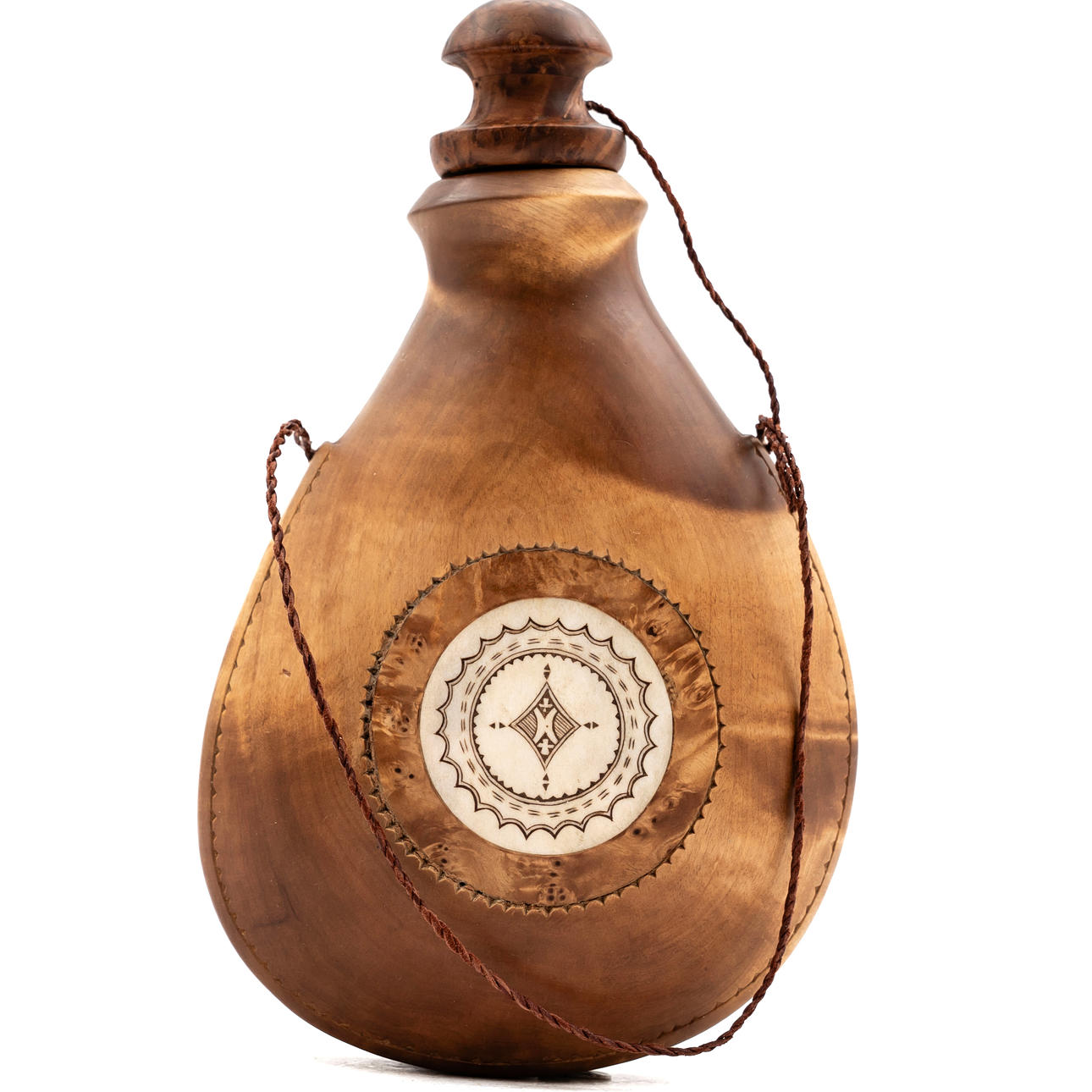 LARS LEVI SUNNA. Salt bottle, Sámi handicraft.