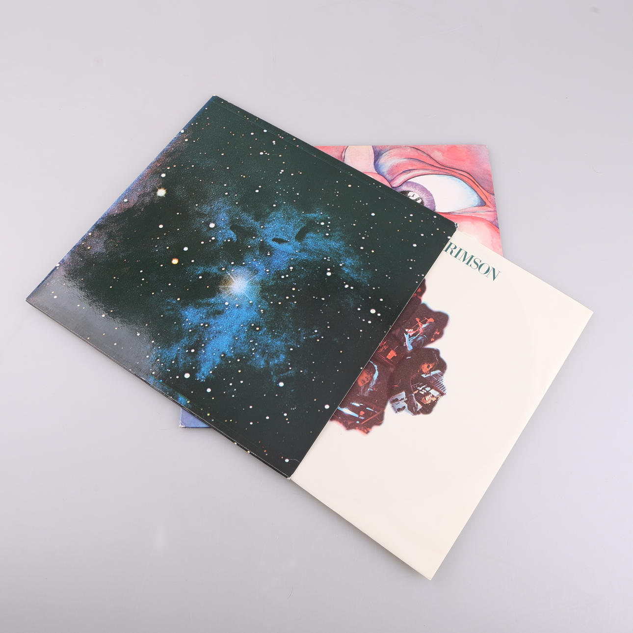 VINYL RECORDS, 2 pcs, King Crimson.