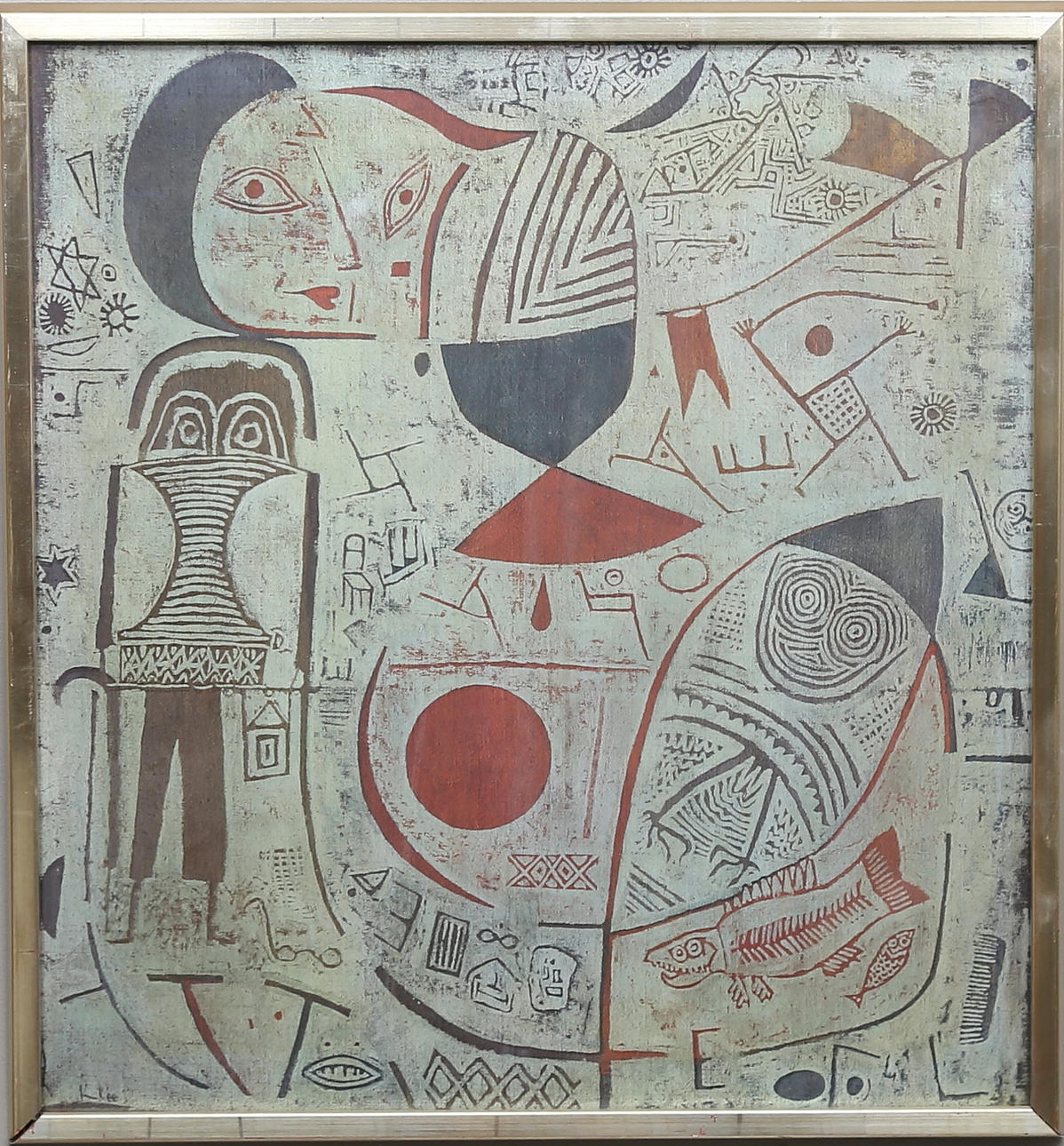 PAUL KLEE. EFTER. Grafiskt blad, signerad i trycket.