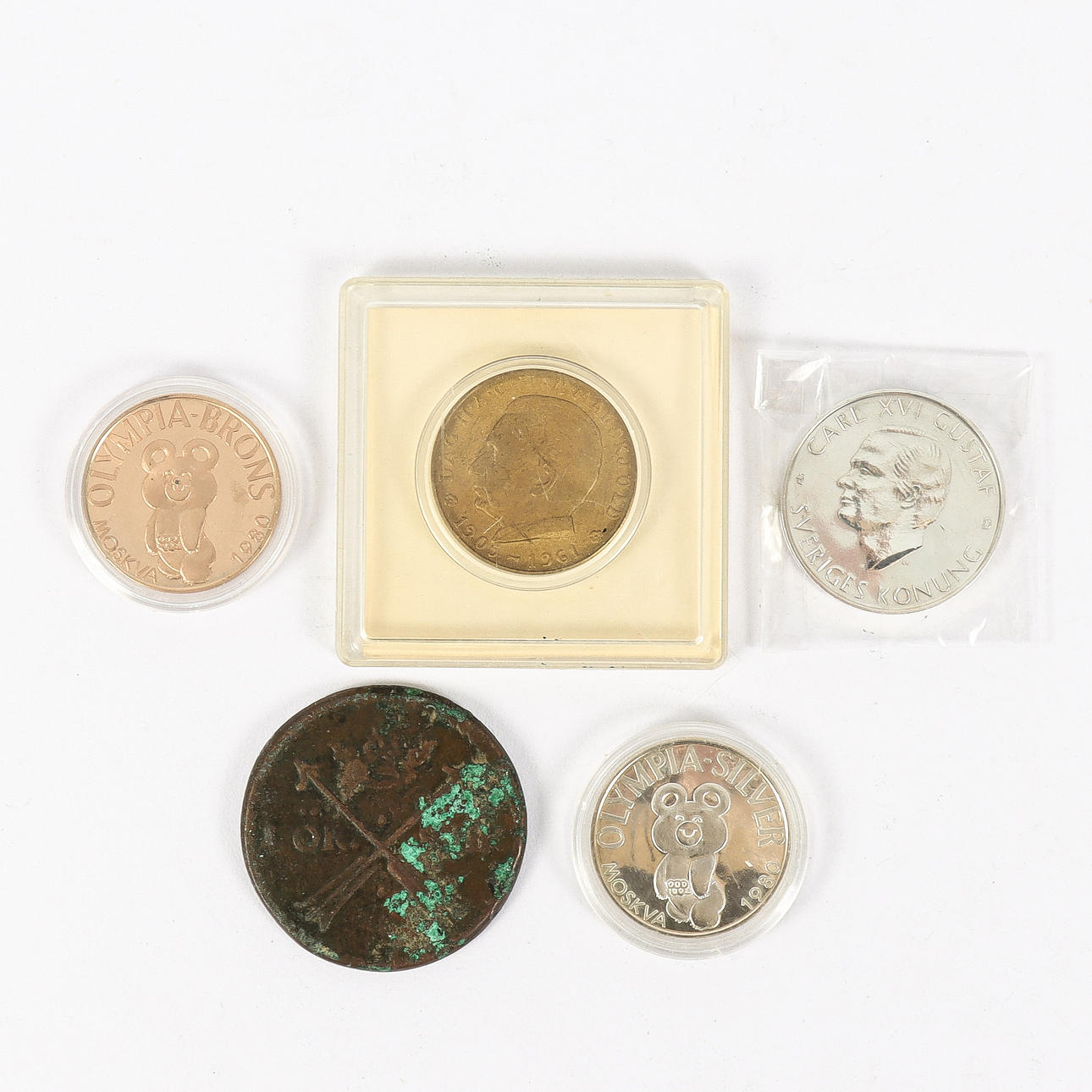 COINS and more, 5 pieces.