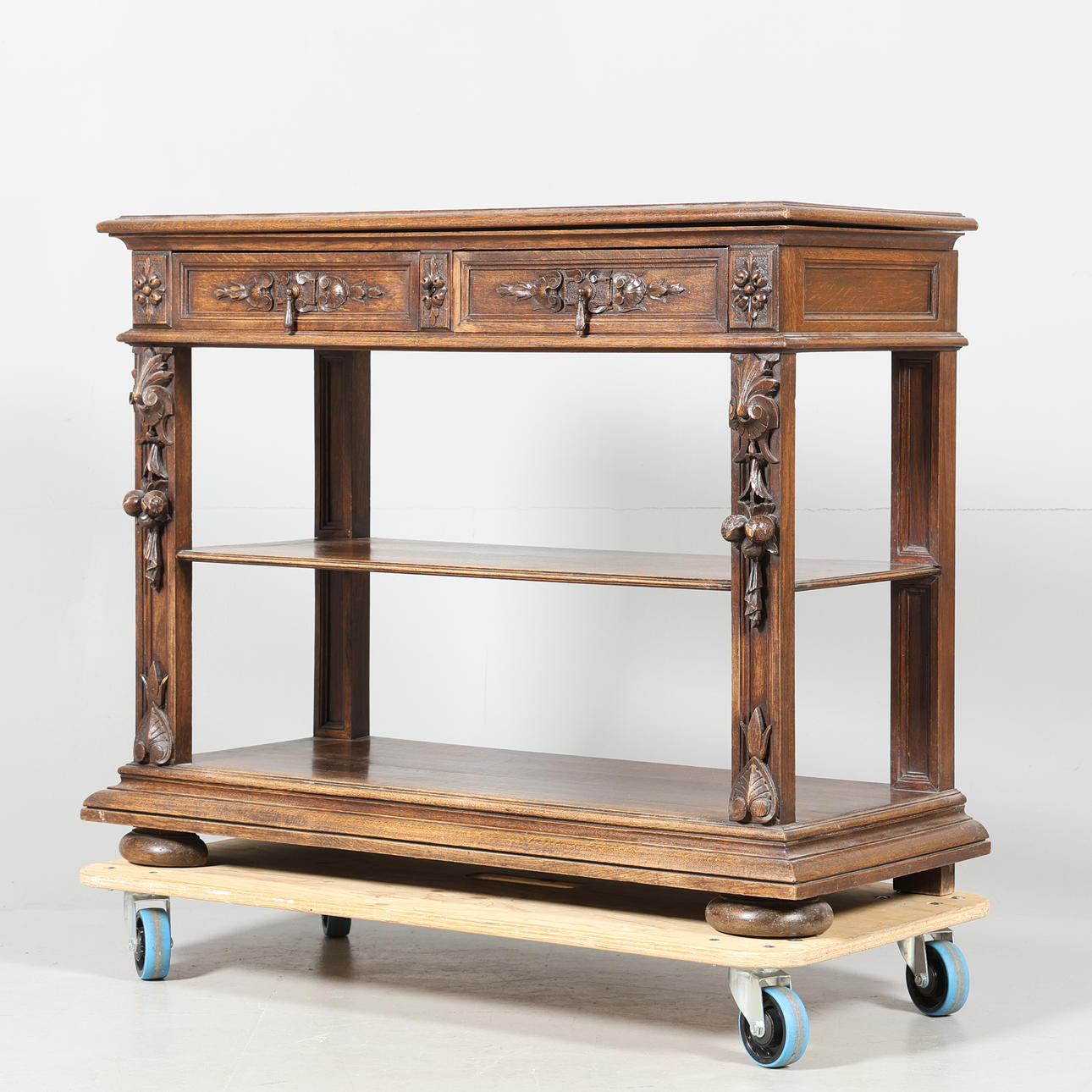 A 20th-century baroque buffet/serving table.