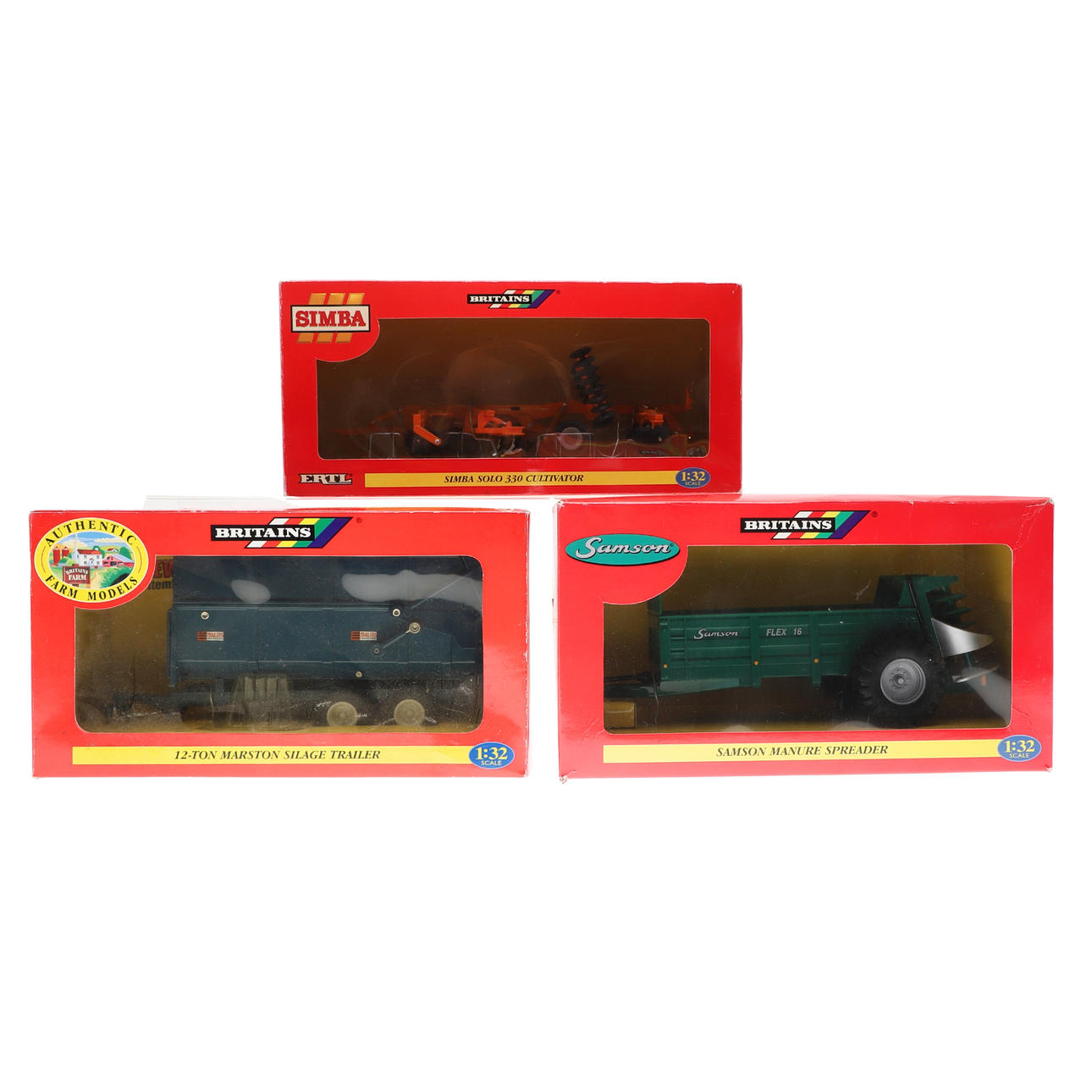 BRITAINS - AGRICULTURAL BOXED MODELS.
