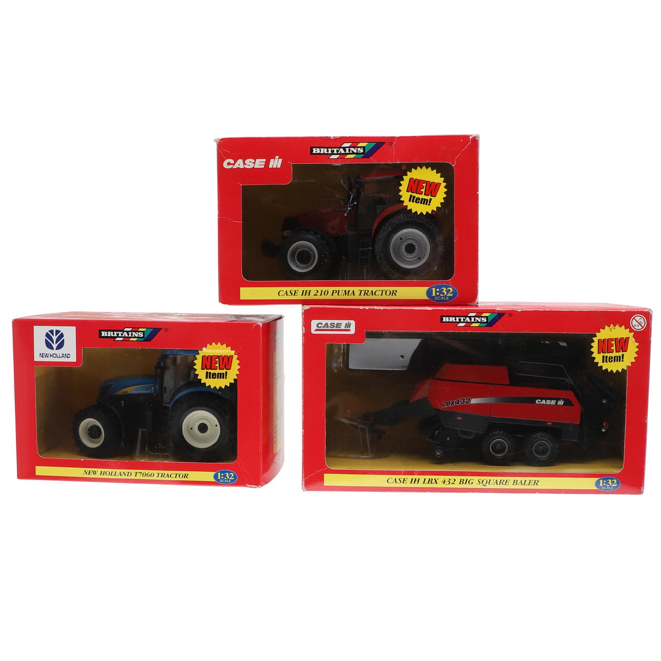 BRITAINS - BOXED MODEL TRACTORS.