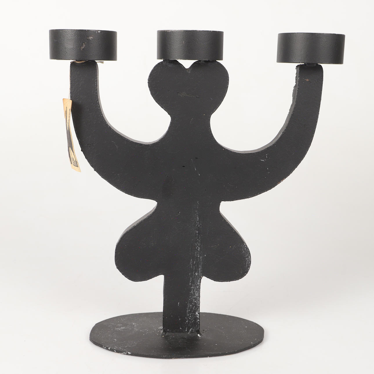 CANDELABRUM, iron, 20th century.