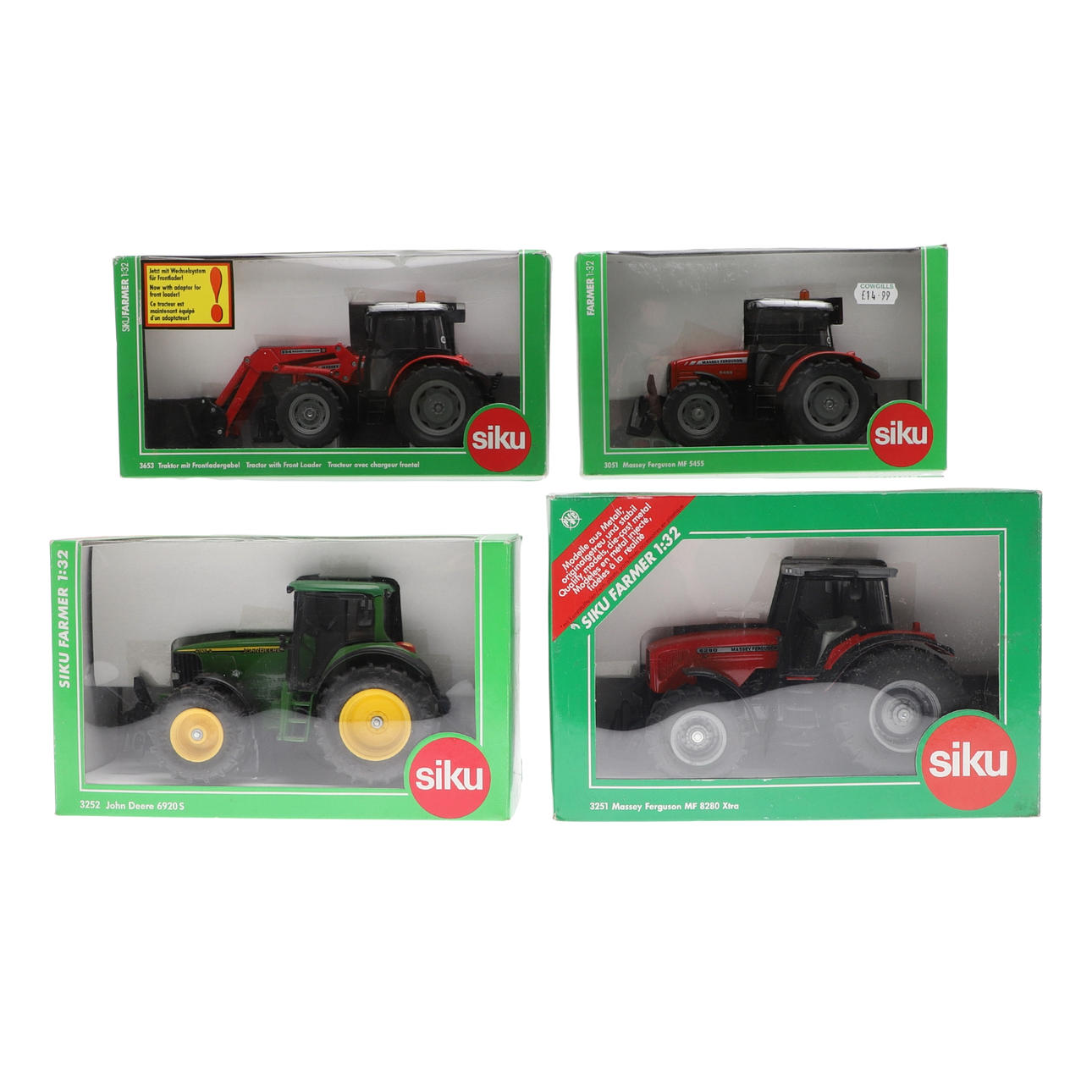 SIKU BOXED MODEL TRACTORS.