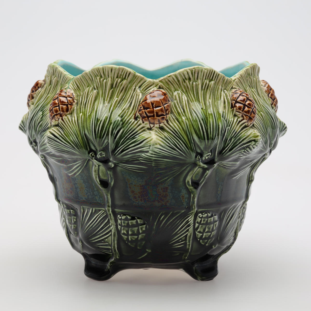 OUTER LINING, Majolica, Rörstrand, Art Nouveau.