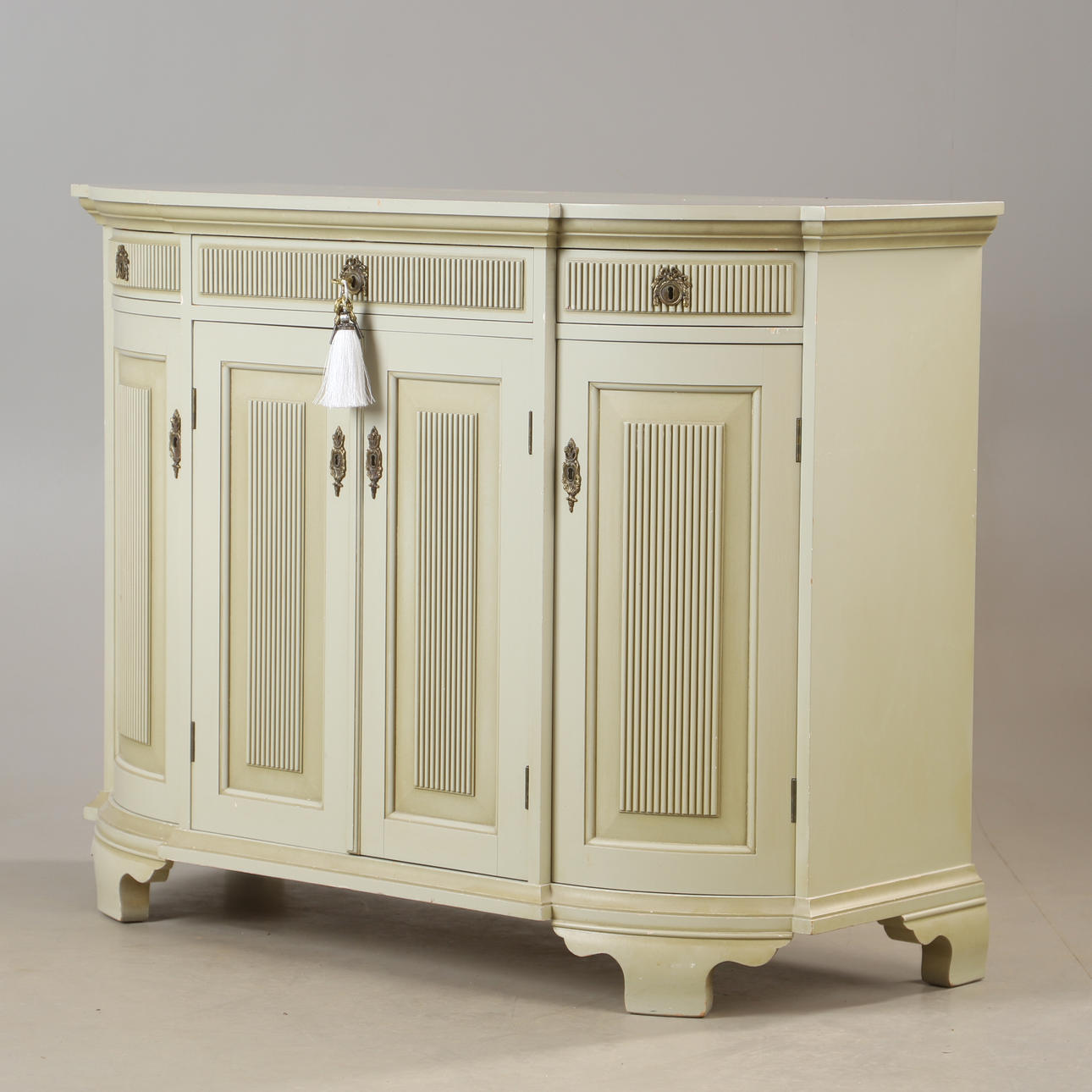 A sideboard, painted, Gustavian style.