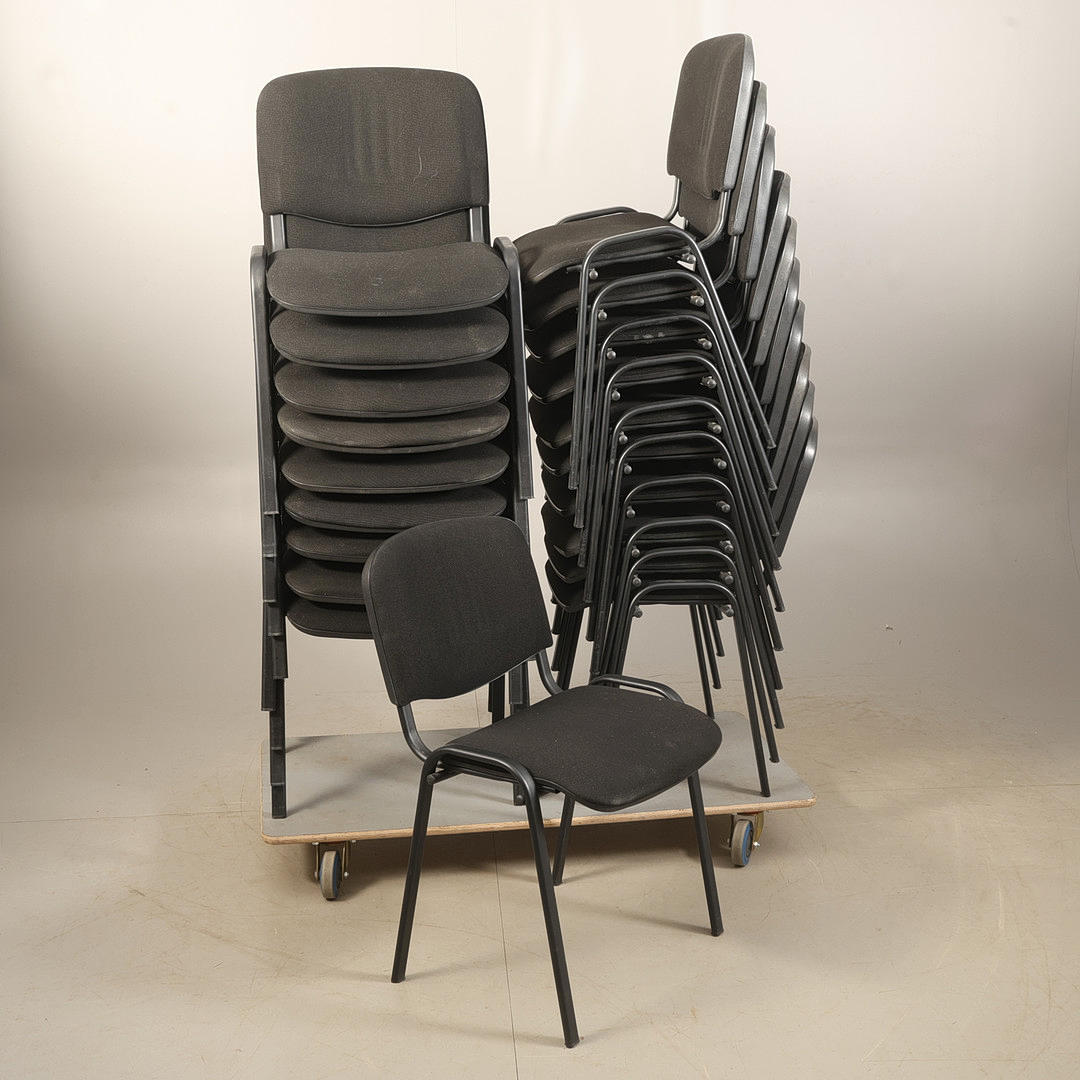 STOLAR, 20 stycken, konferens-modell, samtida.