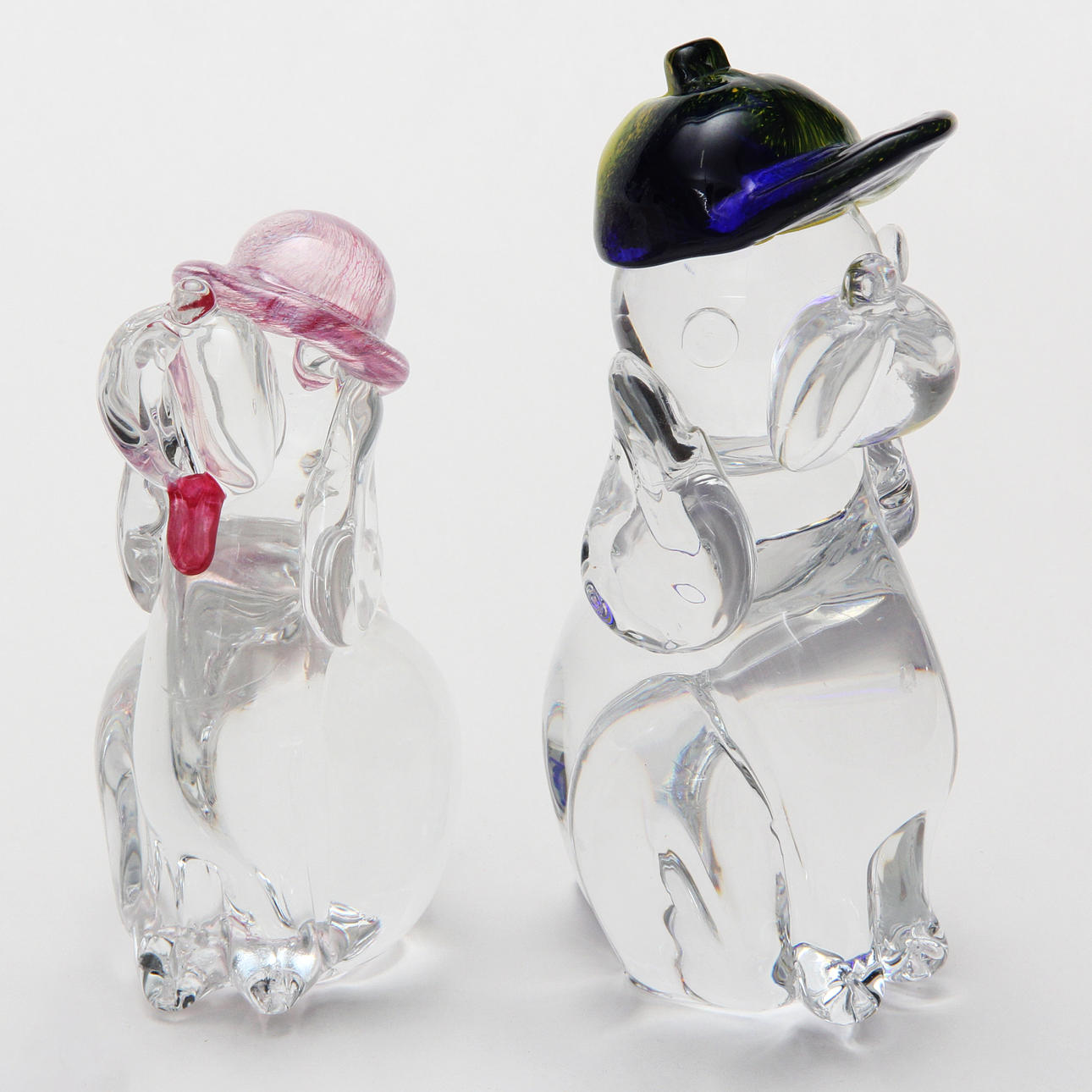 DOGS 2 pcs, glass.