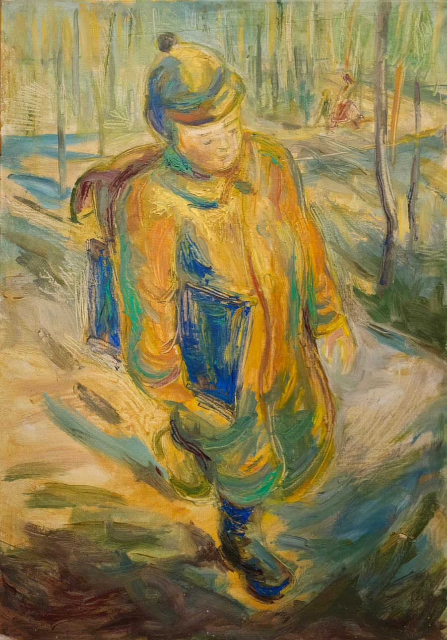 GYÖRGY LITKEY. A boy.
