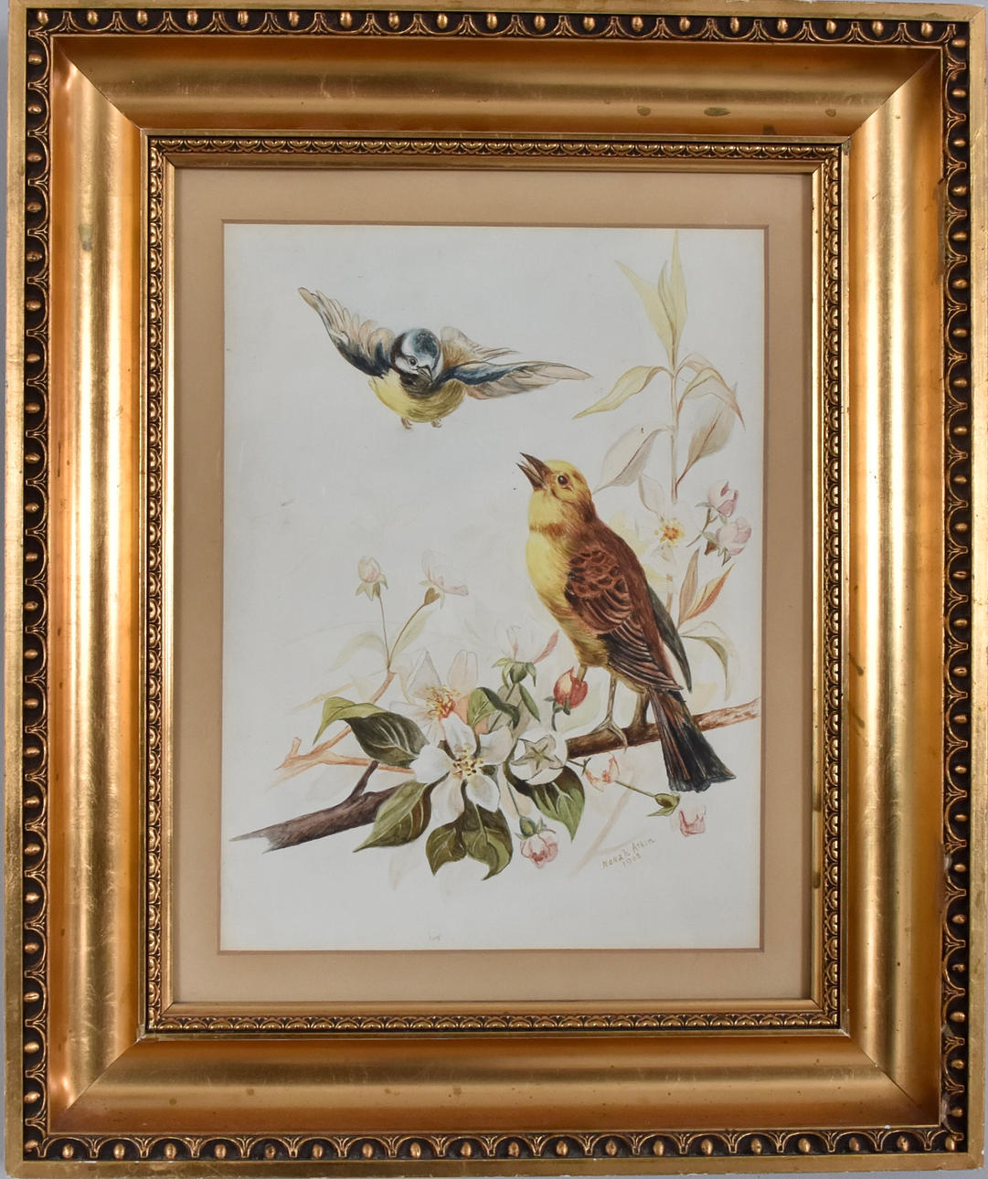 NORA ATKIN. Watercolor.