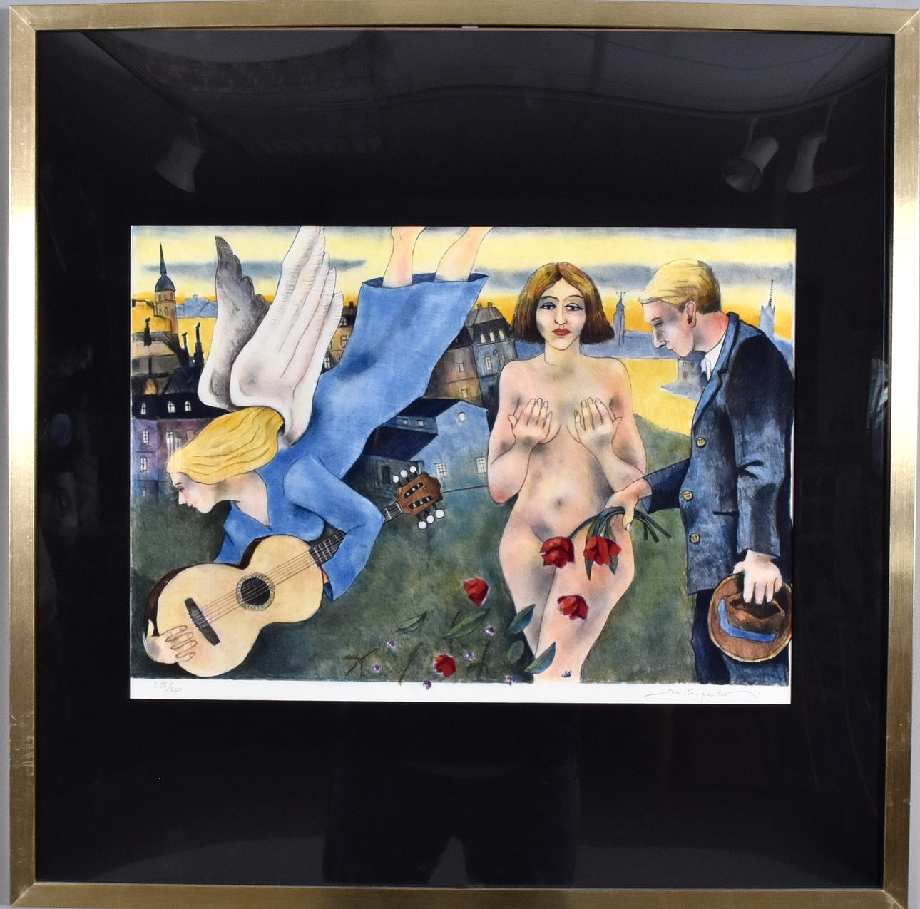 JUSSI TAIPALEENMÄKI. Color lithography.