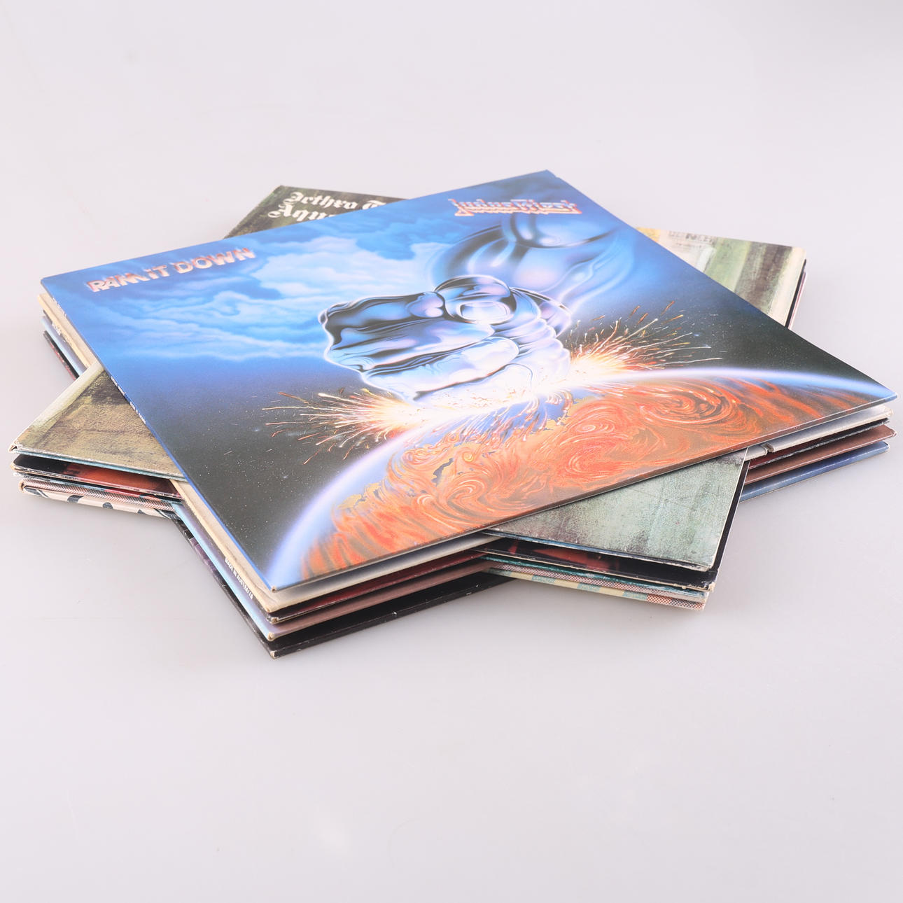 VINYLSKIVOR, 9 stycken, Rock/hårdrock.