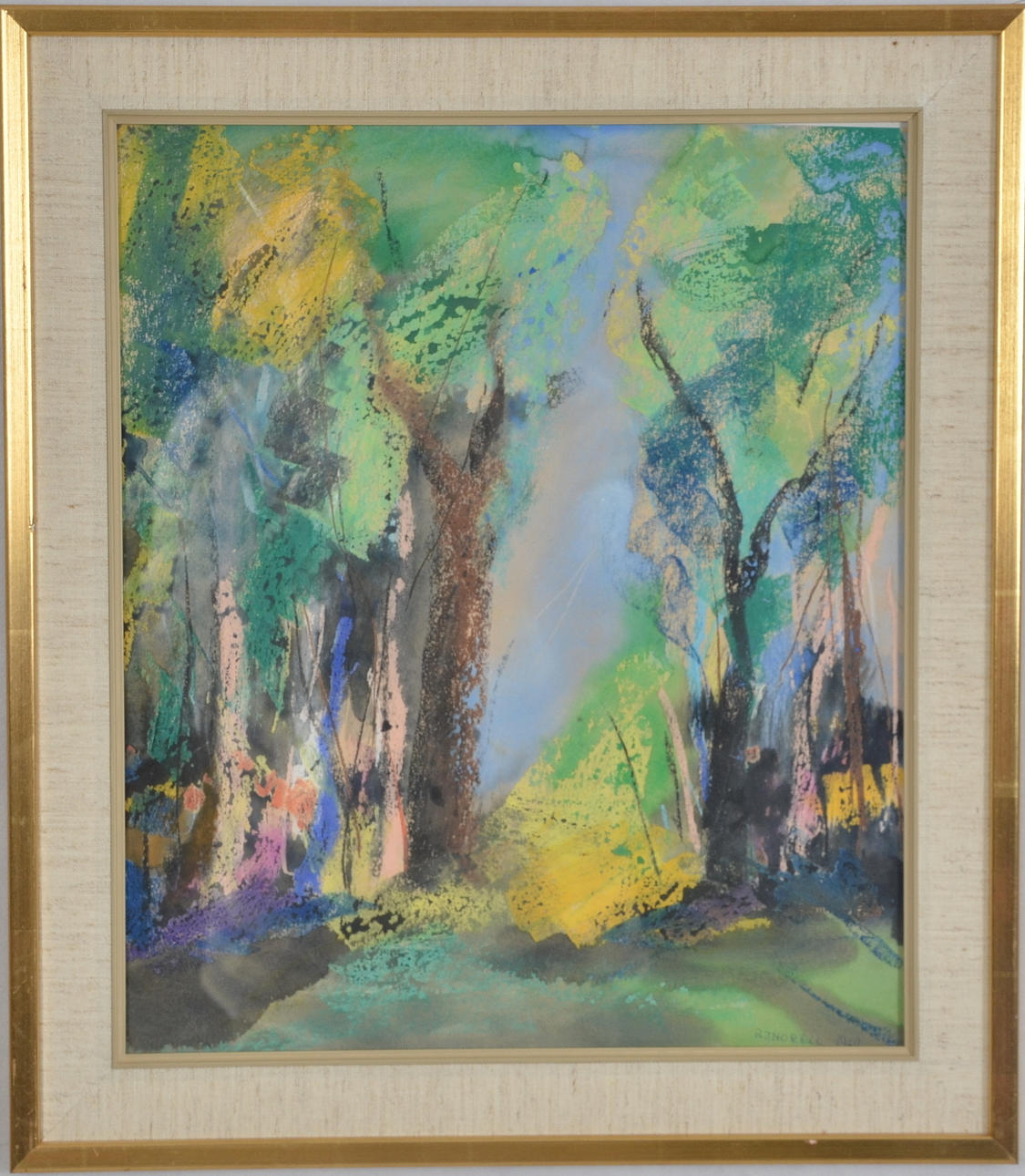 BRITA THORELL. Pastell.