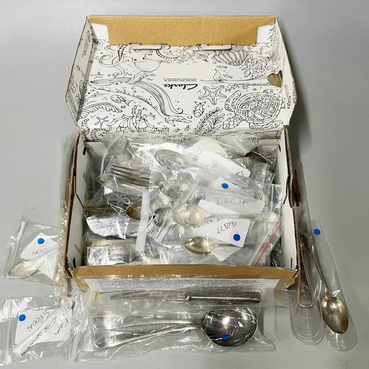 SHIPPING COMPANY CUTLERY.