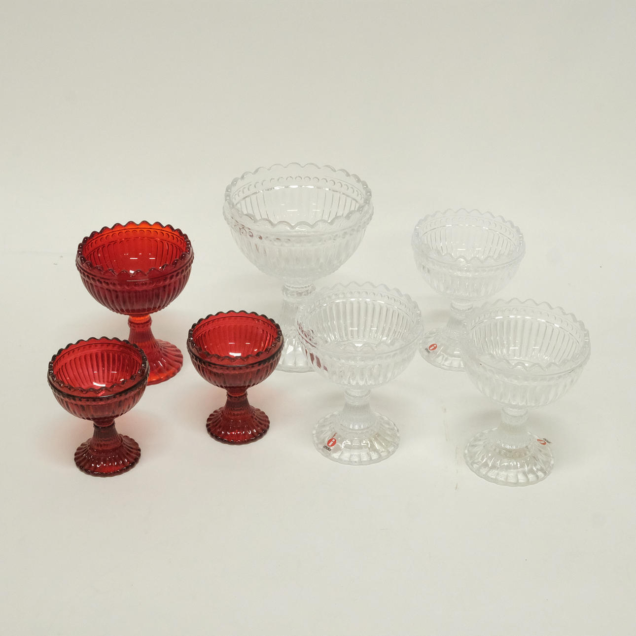 IITTALA, MARIMEKKO, 7 BOWLS MARISKOOLI.