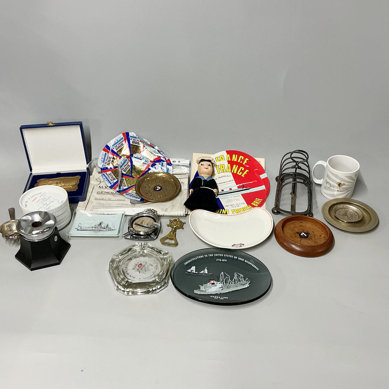 SHIPPING LINER RELATED ITEMS.