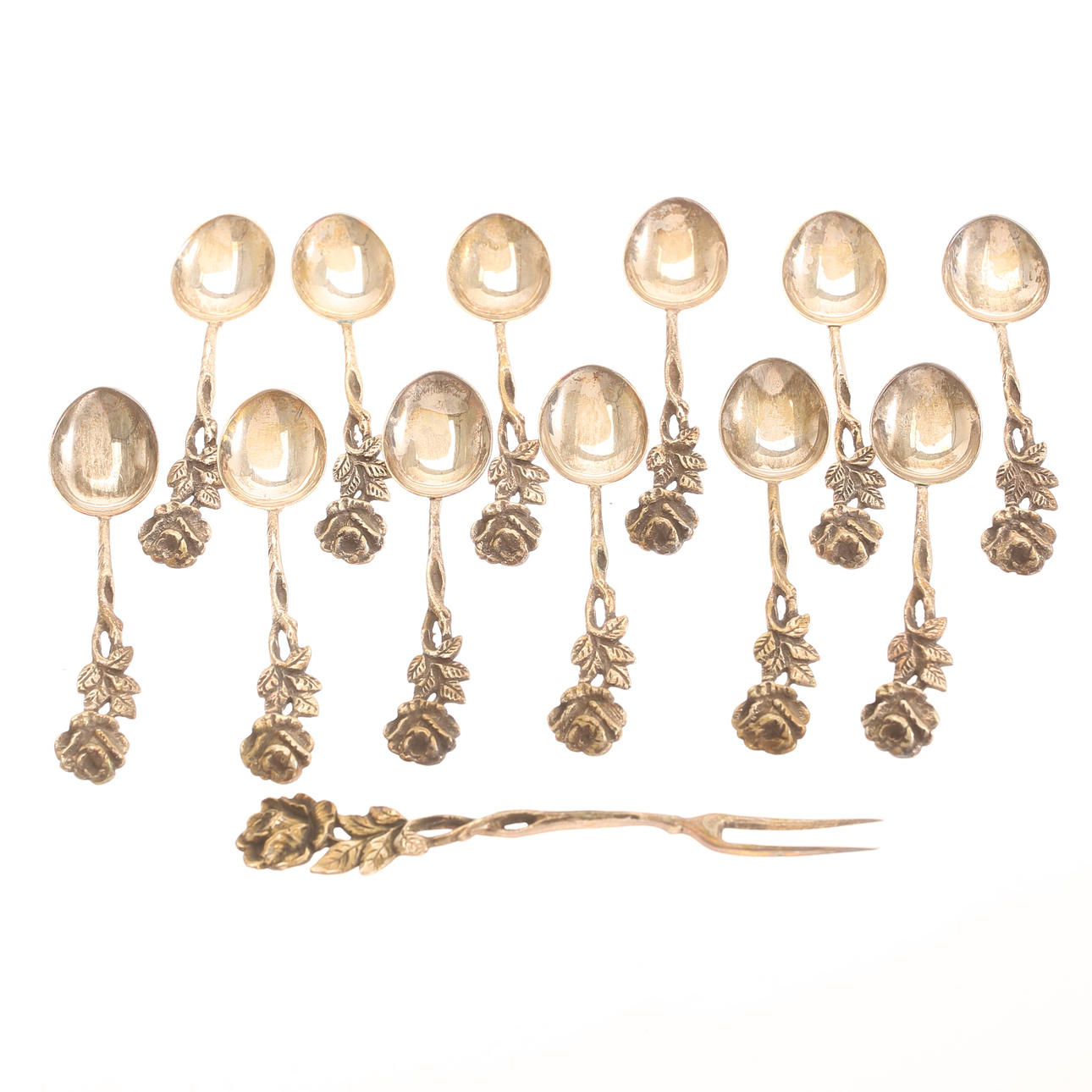 DIVERSE SILVER, 13 delar.