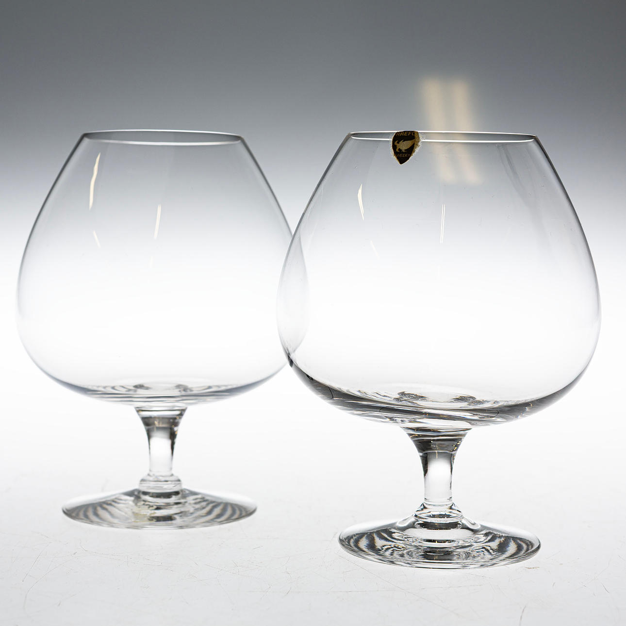 COGNAC CUPS, 6 pcs, Orrefors.