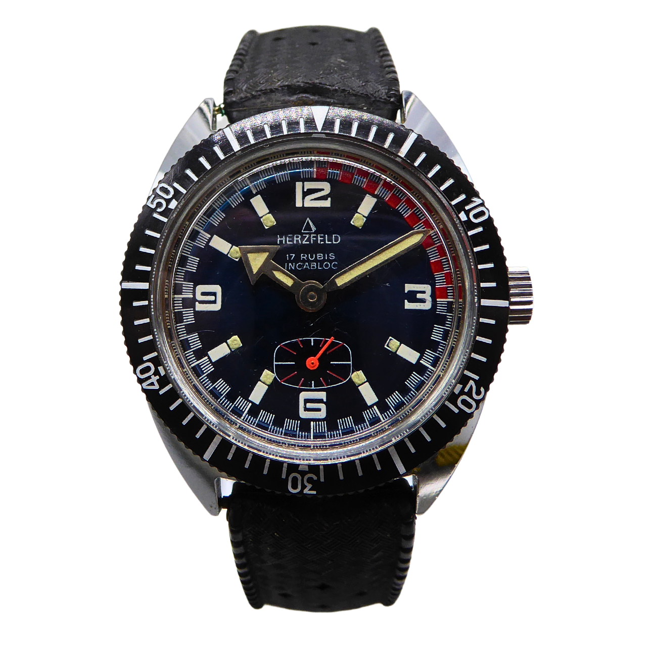 HERZFELD 17 RUBIS DIVING WATCH FOR MEN.