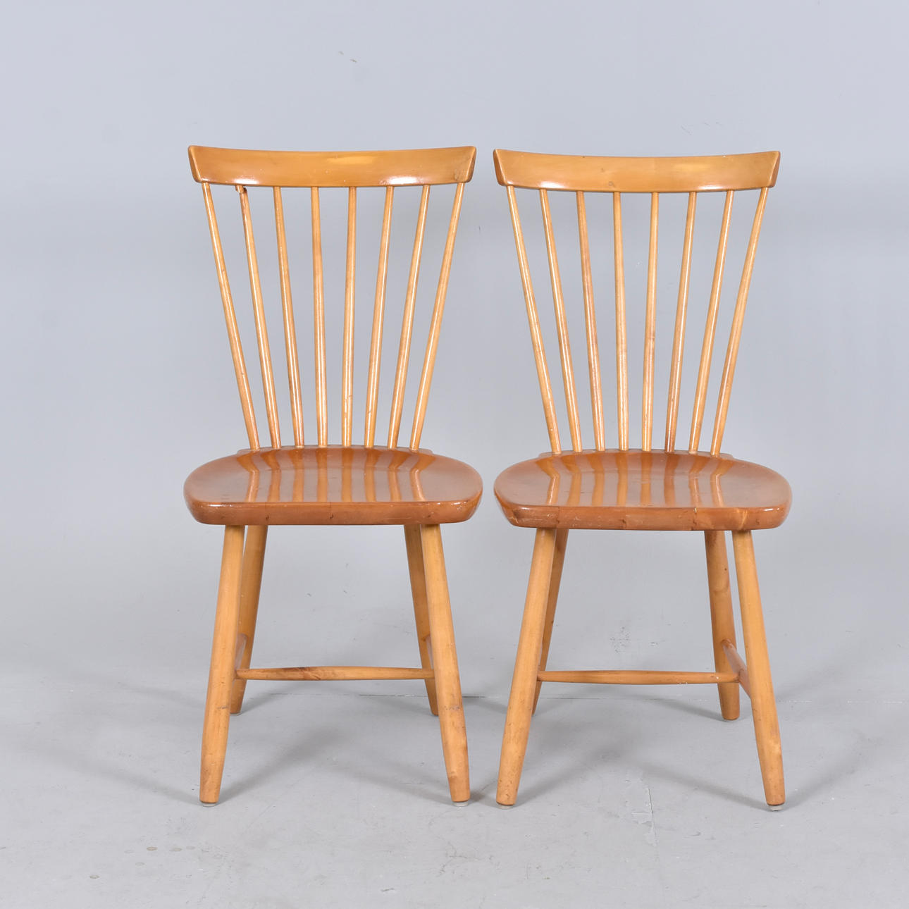 CARL MALMSTEN. chairs, 1 pair, light birch, Lesser Åland.