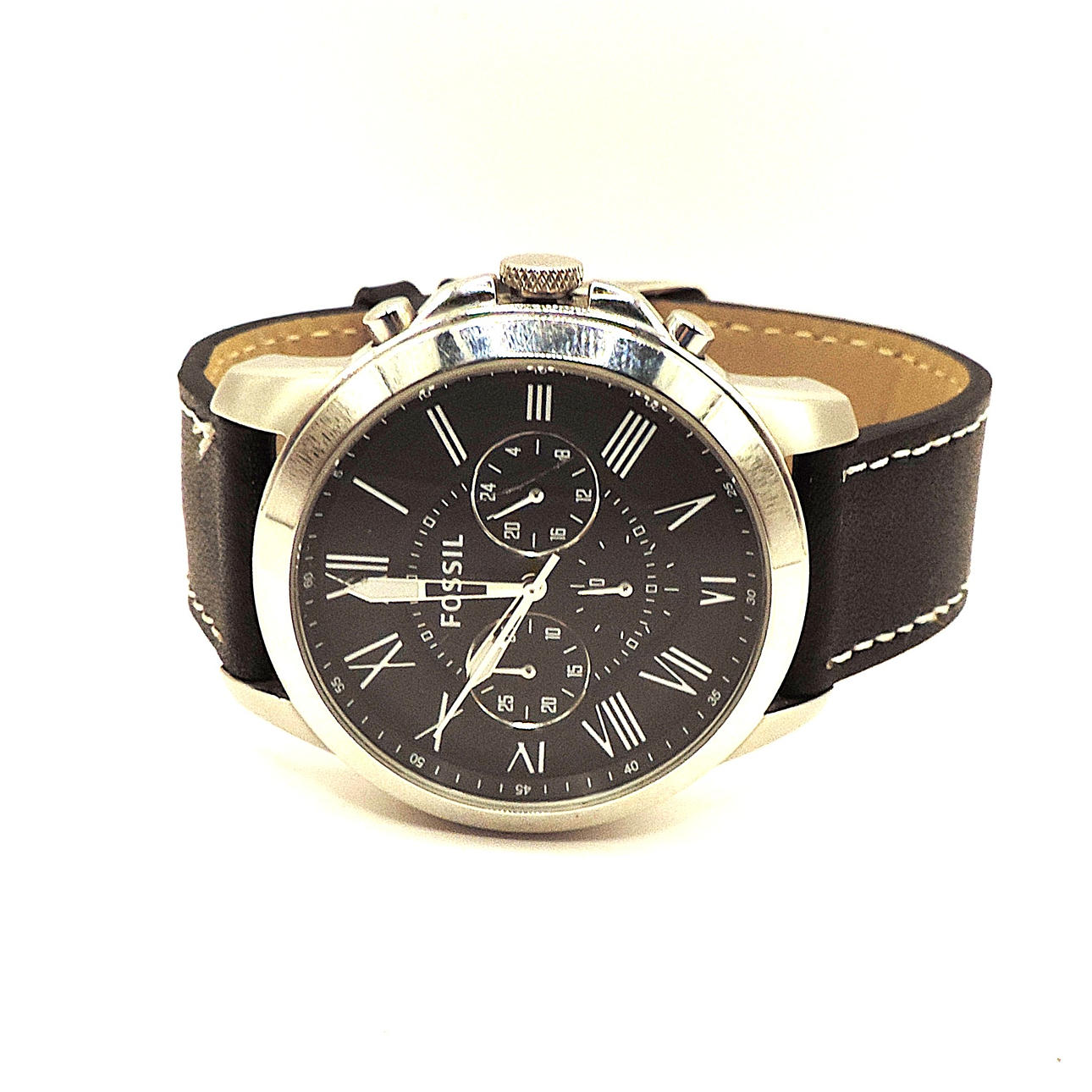 FOSSIL FS4736 QUARTZ CHRONOGRAPH WATCH.
