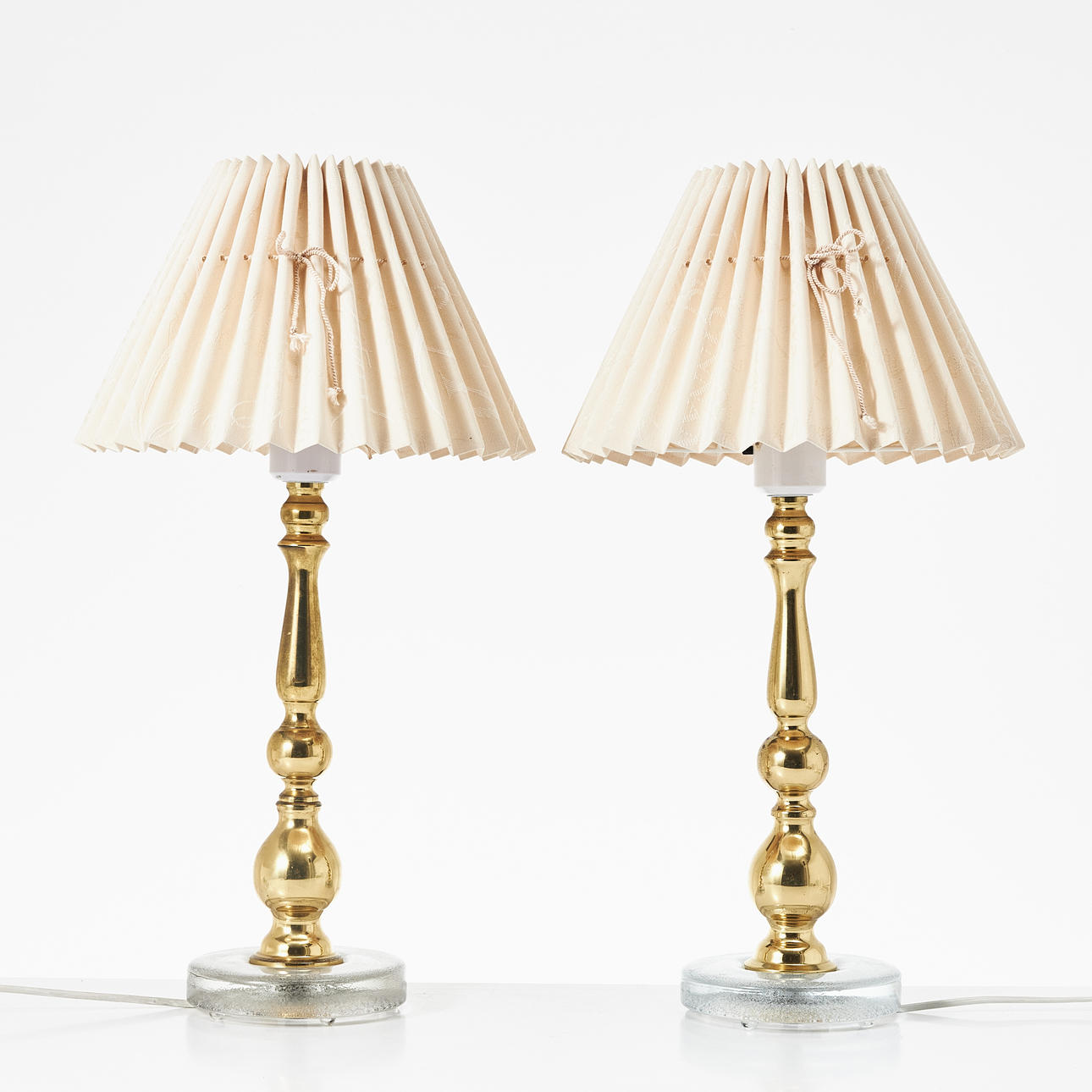 TABLE LAMPS, 1 pair, Falkenbergs illuminations, 1970s.