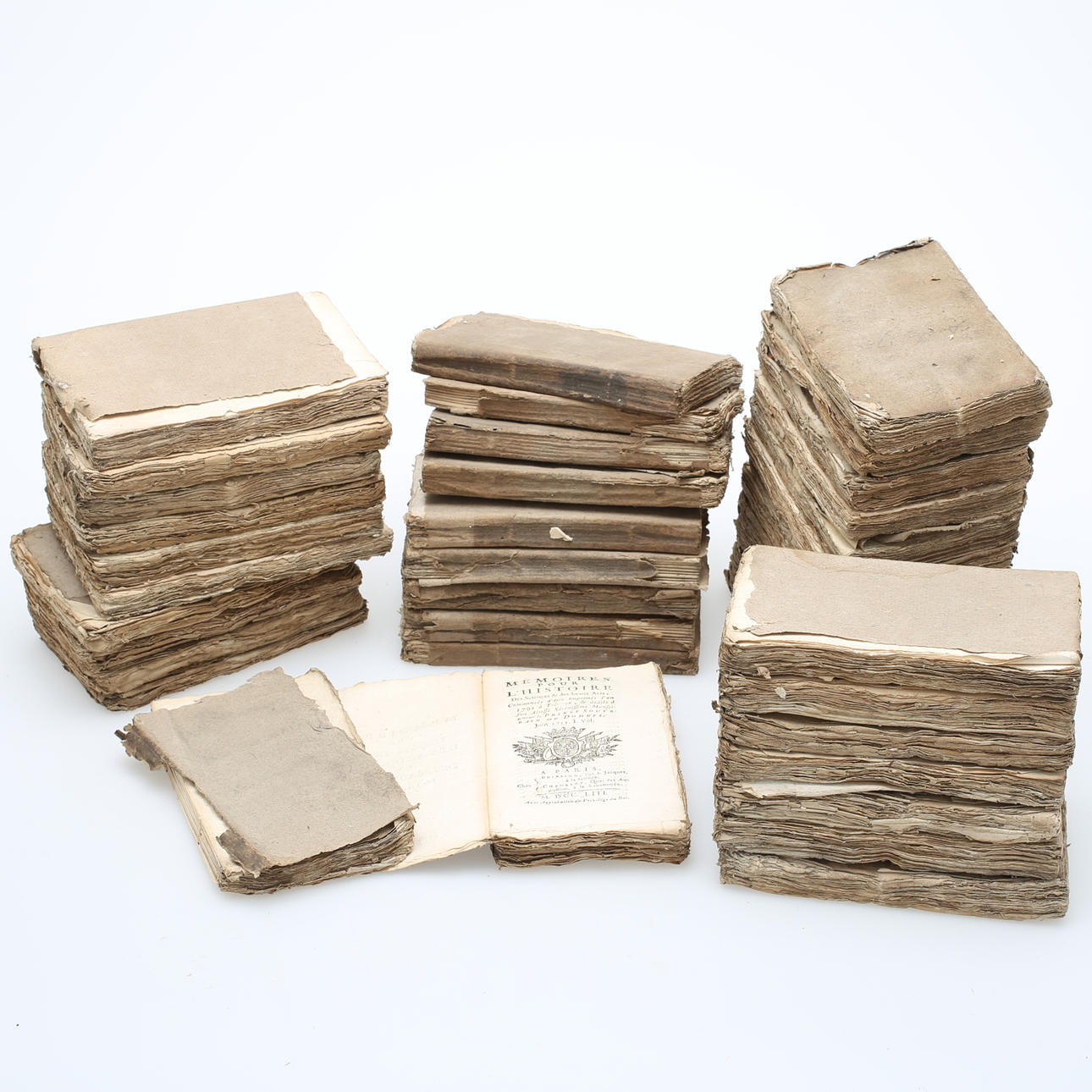 TIDSKRIFT, 1752-1763, konst och vetenskap, Frankrike, ca 40 volymer.