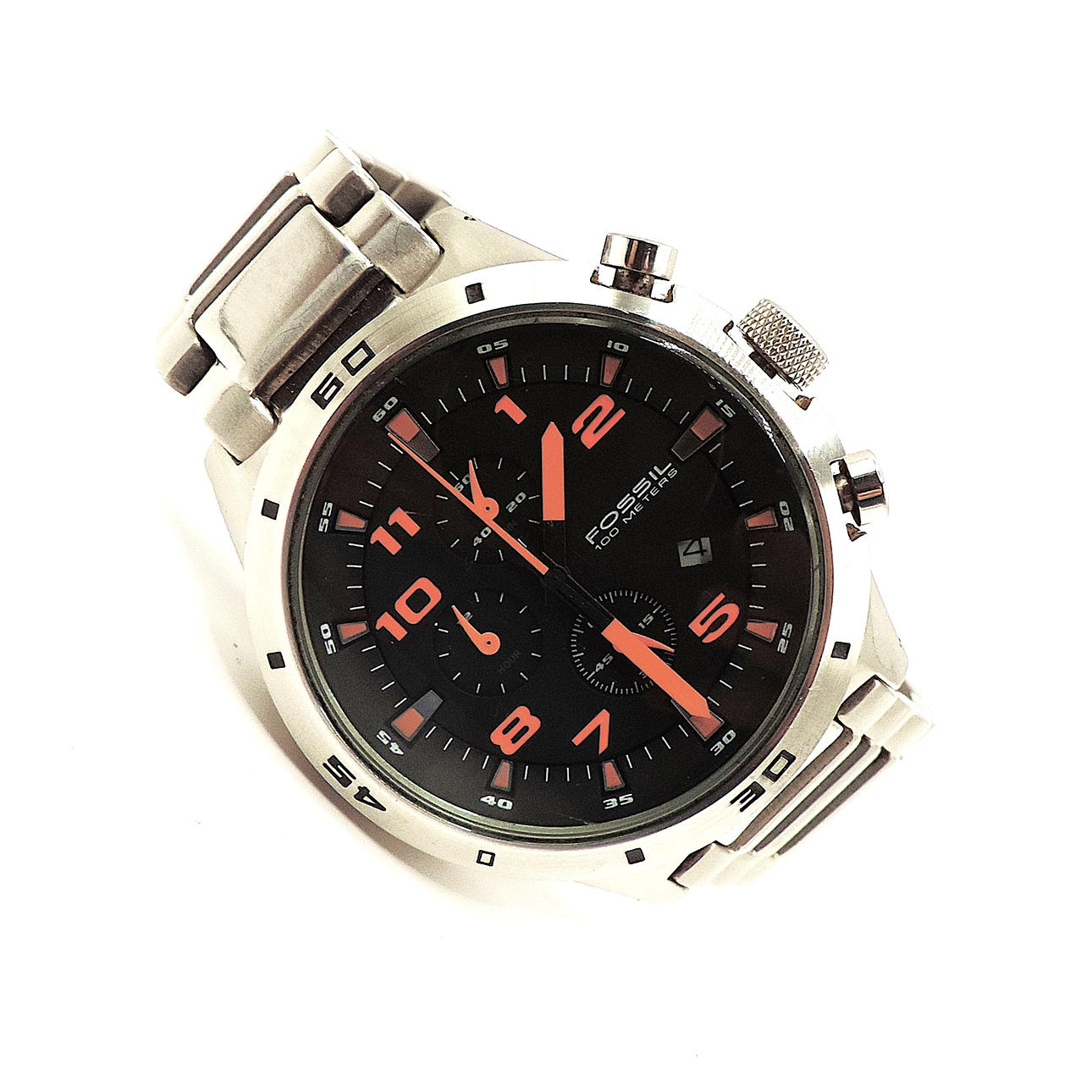 FOSSIL BLUE CH2517 QUARTZ CHRONOGRAPH WATCH.