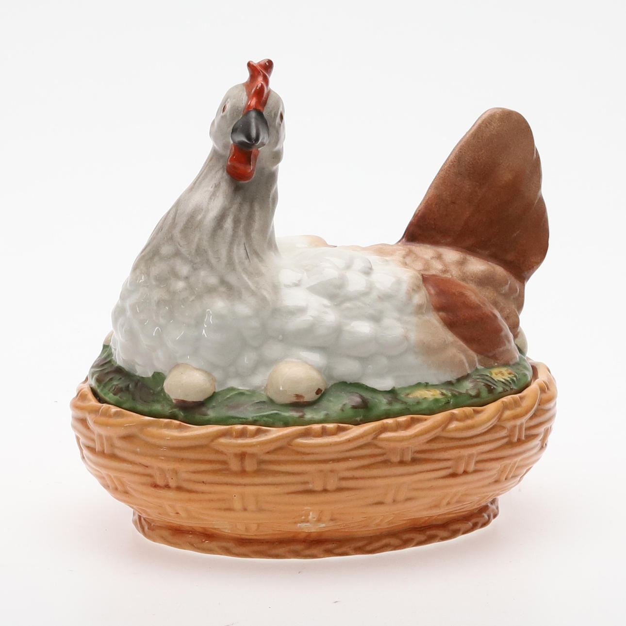 EGG-HEN. A flintware, Rörstrand, 20th century.