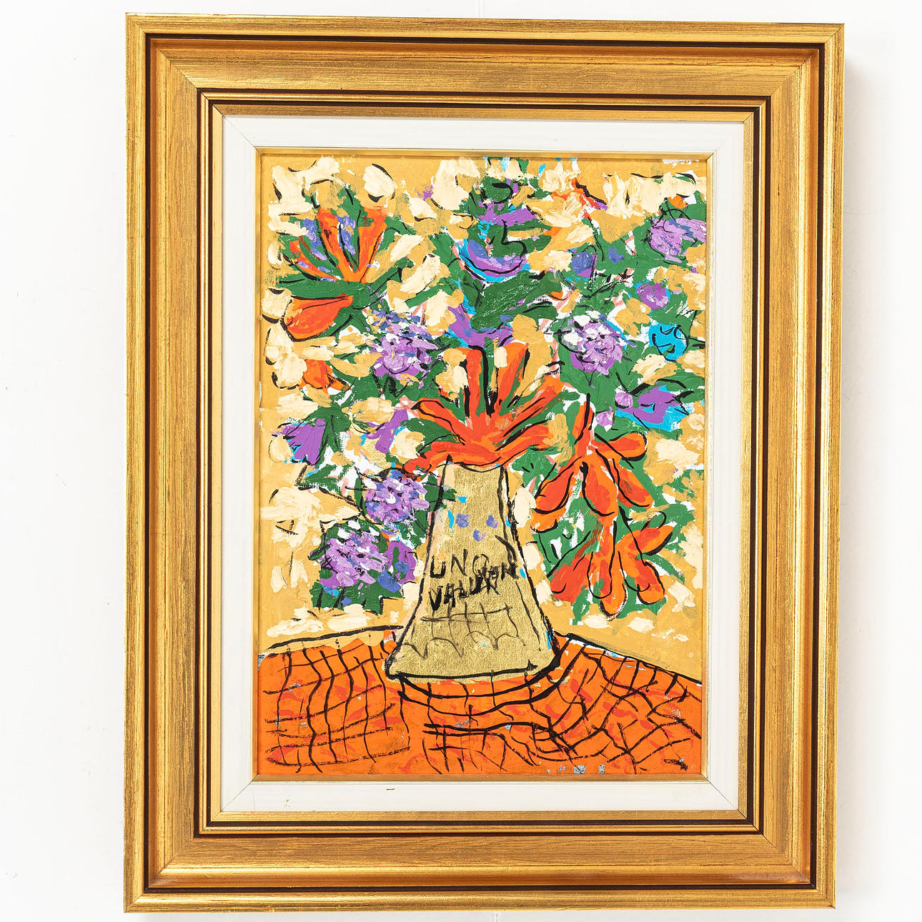 UNO VALLMAN. Oil on canvas, signed.