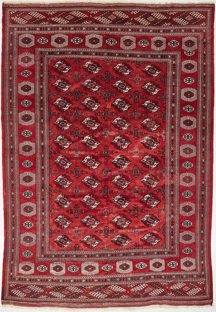 ORIENTMATTA, old, Turkmen, ca 263x384 cm.