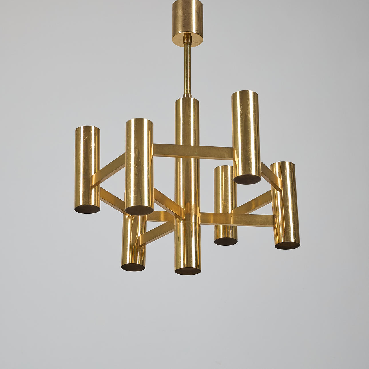 GAETANO SCIOLARI. A ceiling lamp. Probably Boulanger SA.