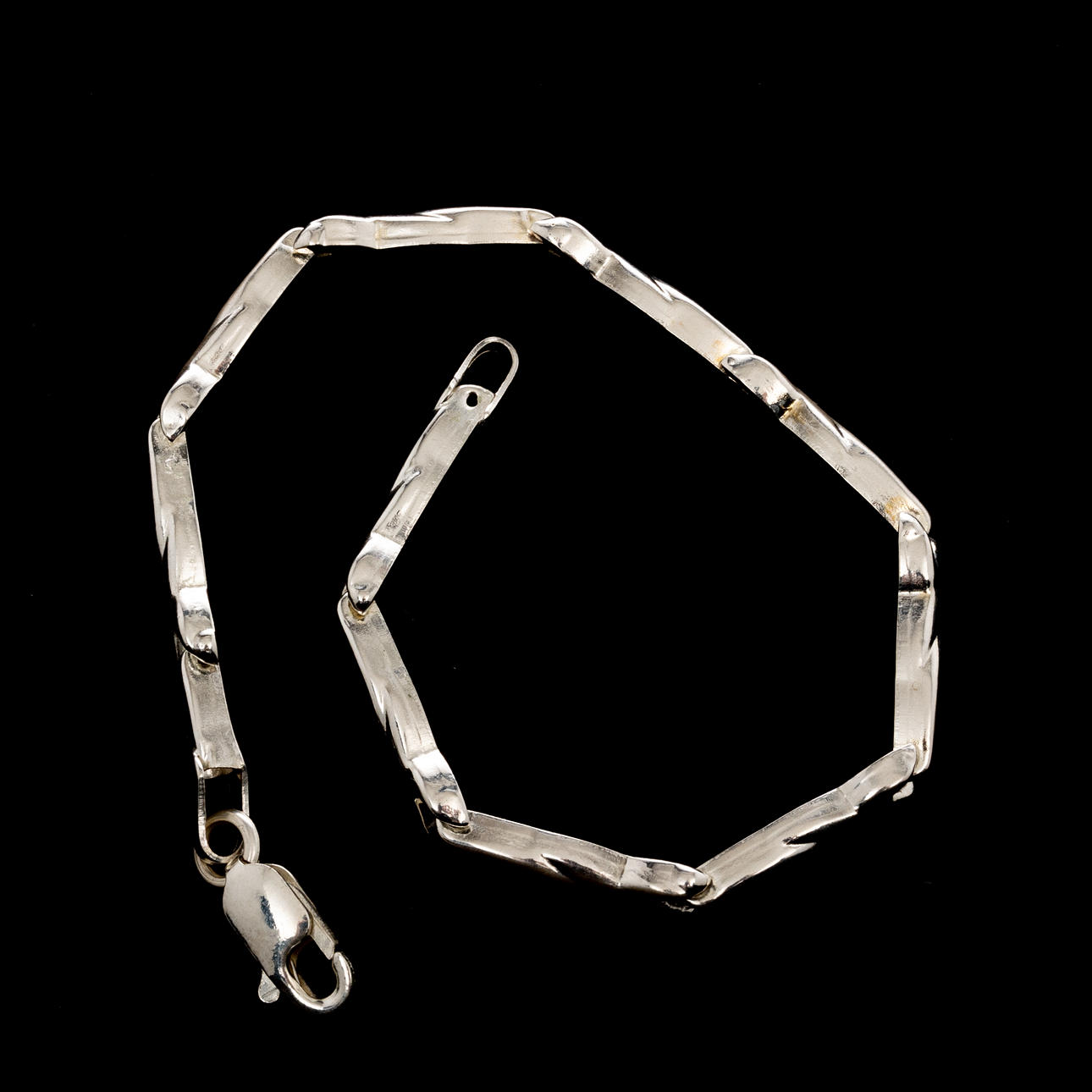 BRACELET, sterling silver.