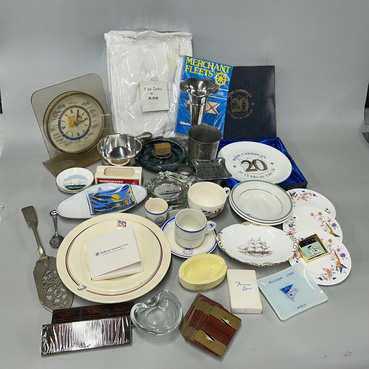 SHIPPING LINER RELATED ITEMS.