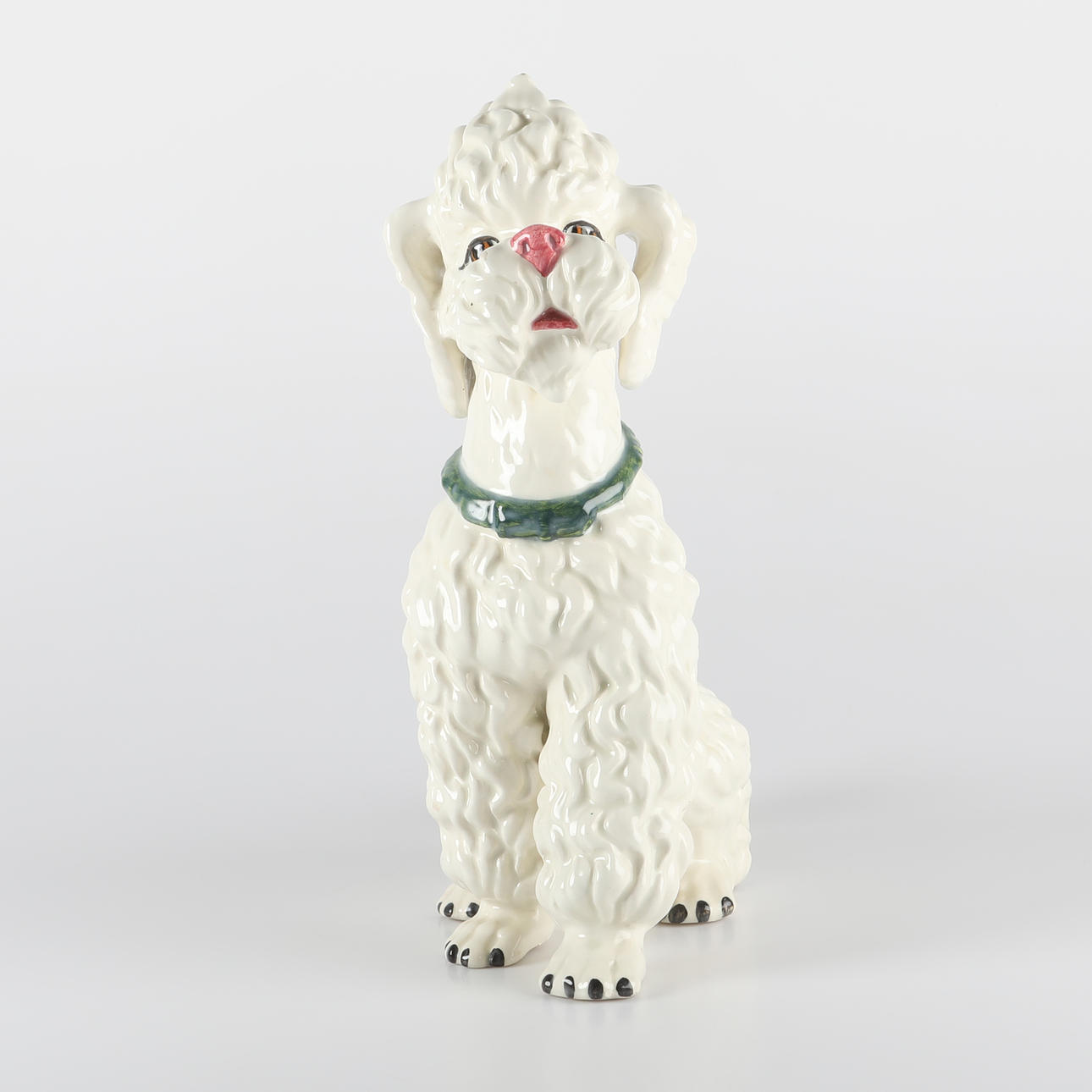 FIGURINE, poodle, porcelain, Spain.