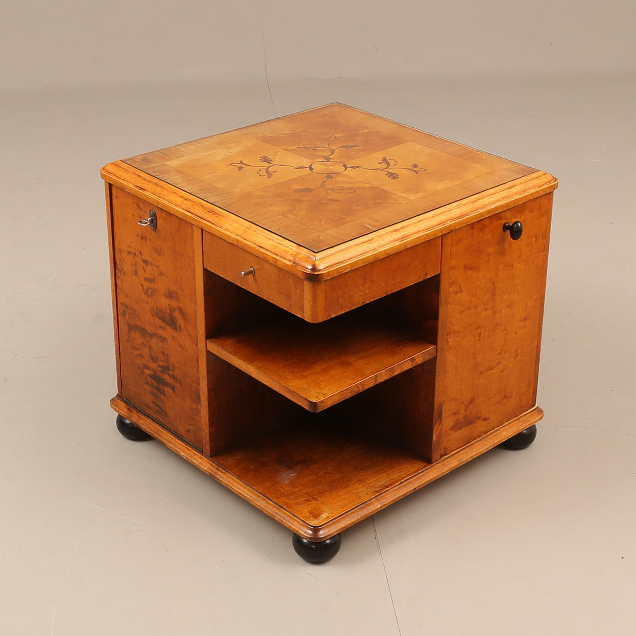 SMOKING TABLE, birch, art deco.