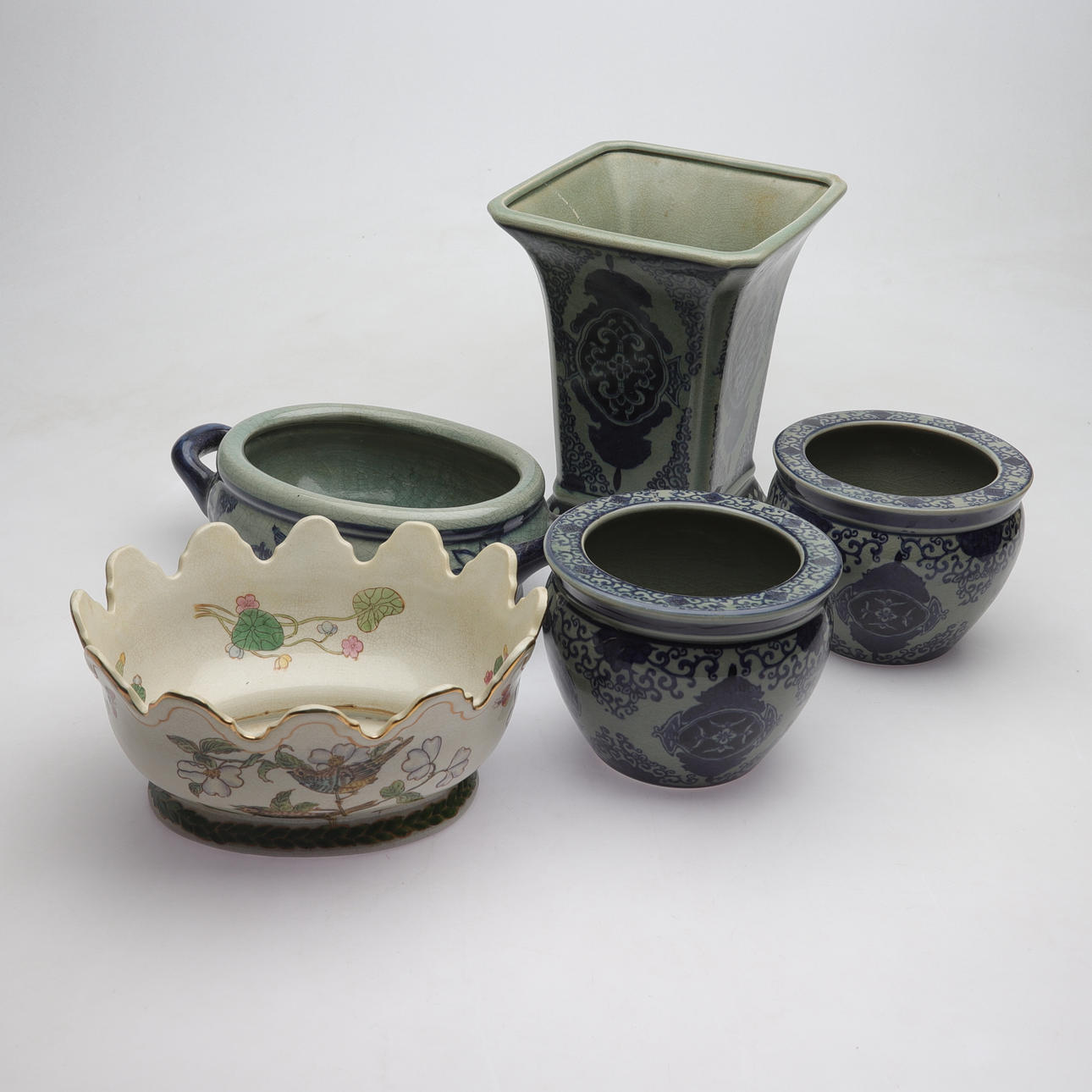 KERAMIK, 5 delar, 19-/2000-tal.