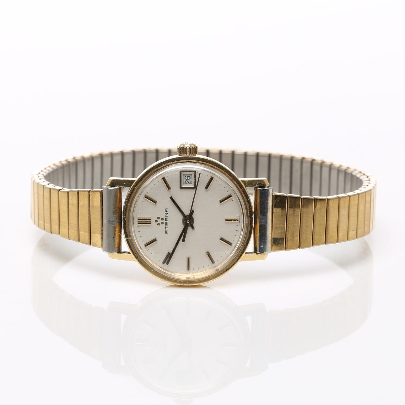 ARMBANDSUR, dam, Eterna, boett 18k guld.