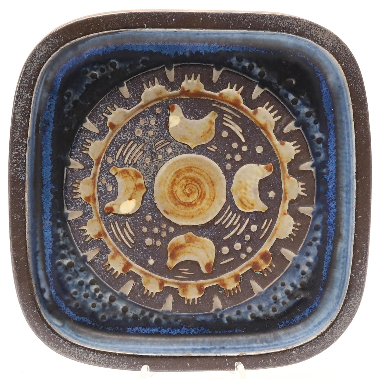 OLLE ALBERIUS. A FAT, “Fyris”, Upsala Ekeby, monogram signed.