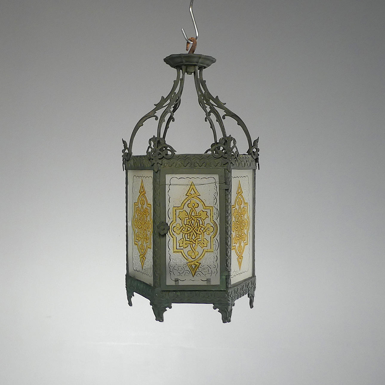 A 19th century ceiling lantern.