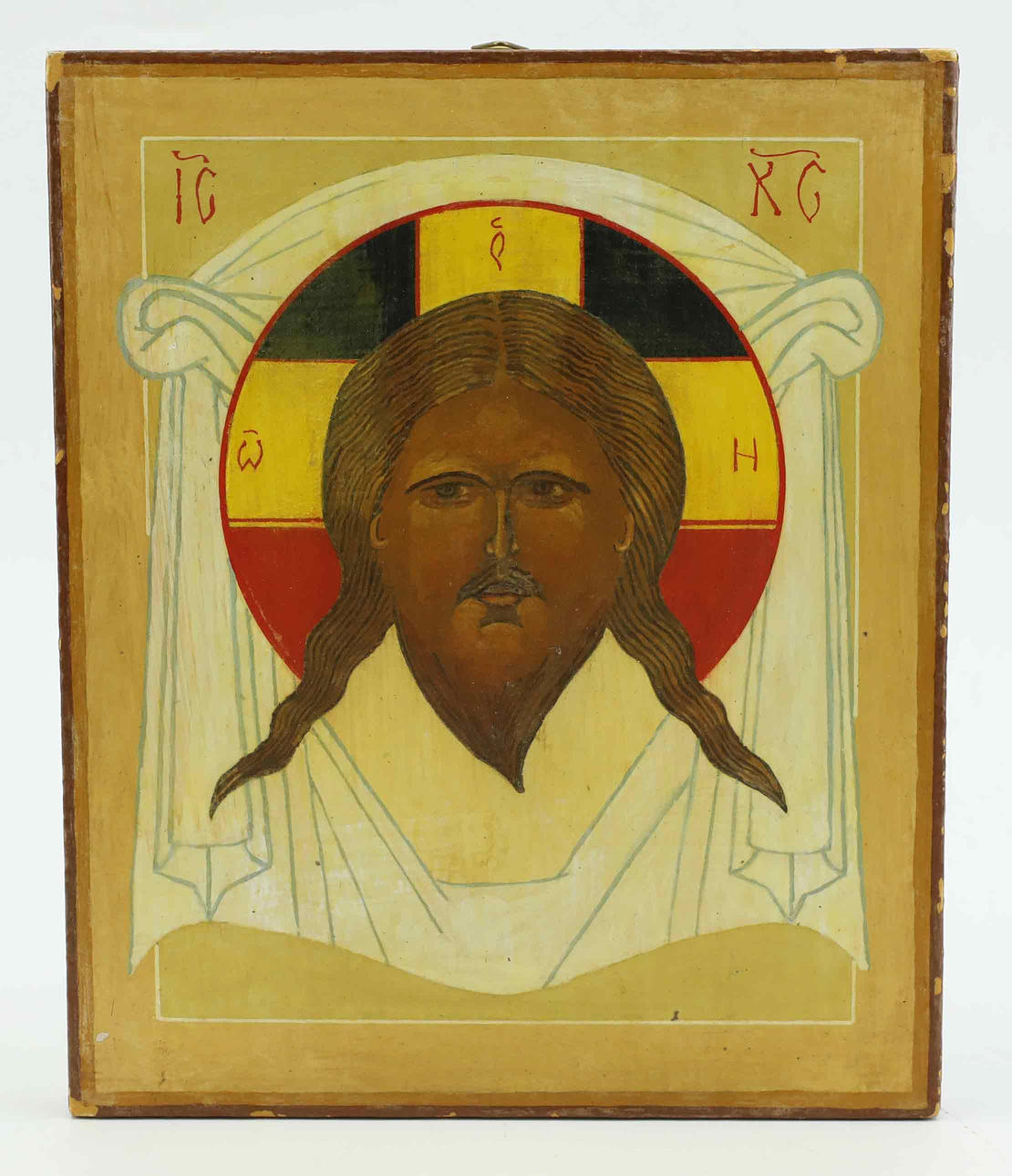 IKON, trä, Frälsaren Mandylion, 1900-tal.