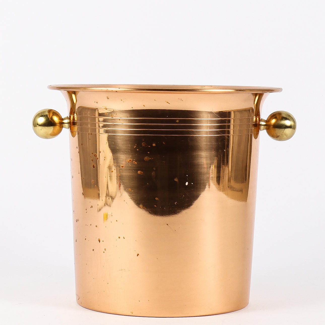 CHAMPAGNE COOLER copper and brass.