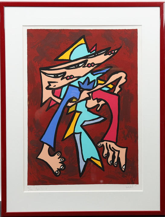FREDERIC IRIARTE. Figure composition, signed and numbered, dated 1991.
