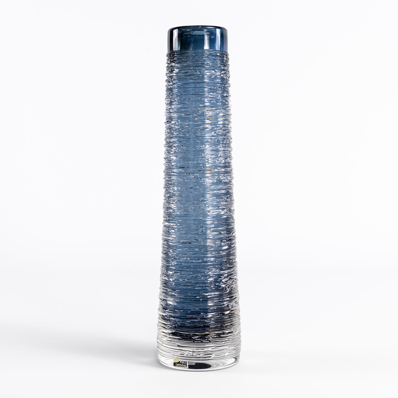 BENGT EDENFALK. vase, "Spun", signed, Skruf.