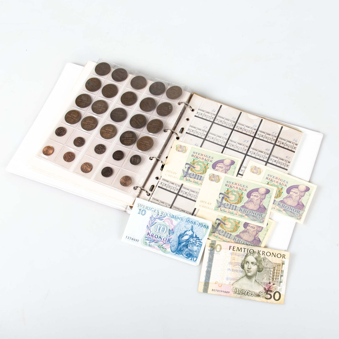 COINS AND BANKNOTES. Sweden partly silver.